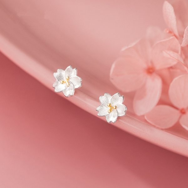 Sakura Bloom Stud Earrings
