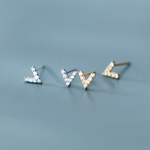 Alternative view of V-Shaped Earrings