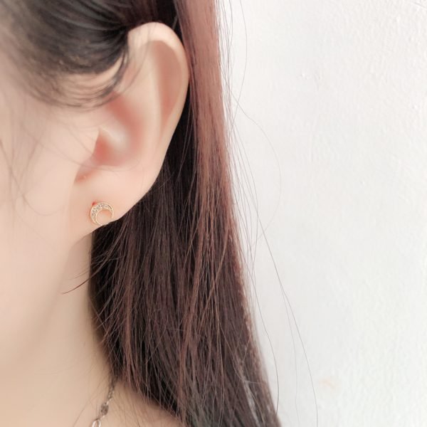 Alternative view of Crescent Moon Earrings