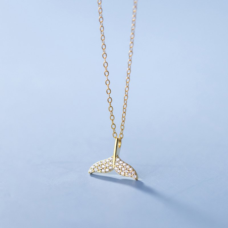 Ocean Whisper Tail Necklace - Image 3
