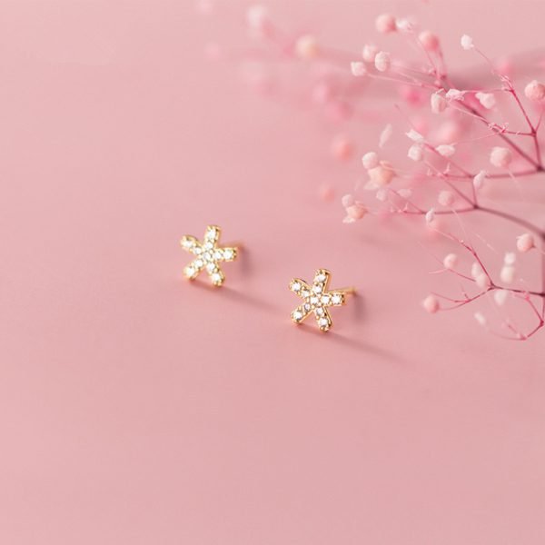 Alternative view of Celestial Bloom Stud Earrings