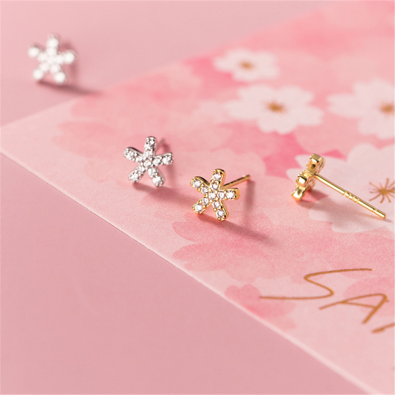 Celestial Bloom Stud Earrings - Image 5