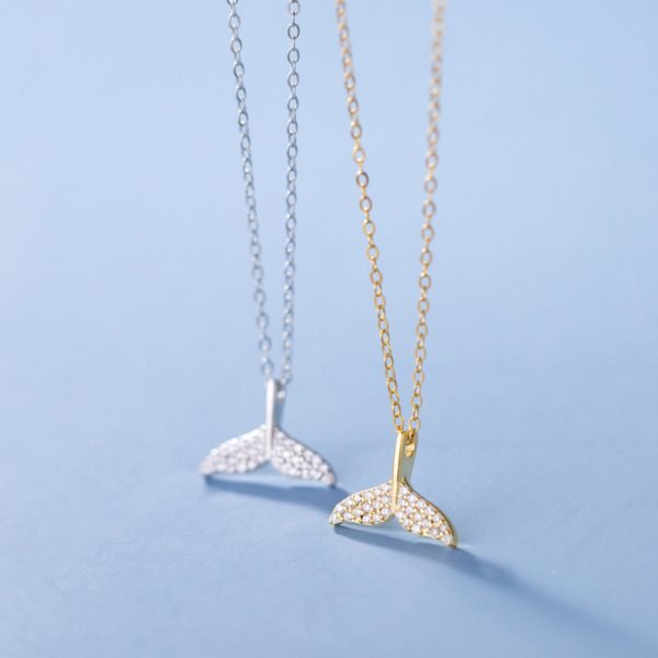 Alternative view of Ocean Whisper Tail Necklace