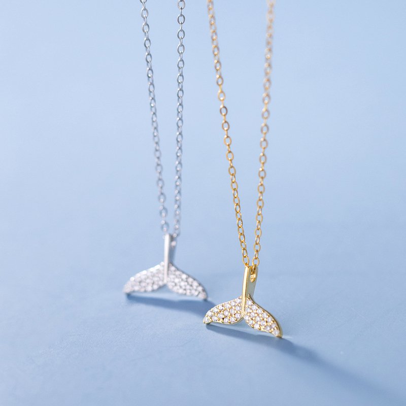 Ocean Whisper Tail Necklace - Image 2